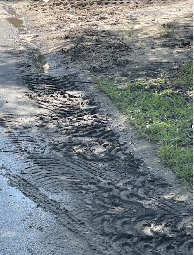 No Silt Fence - Mud in our Sewers